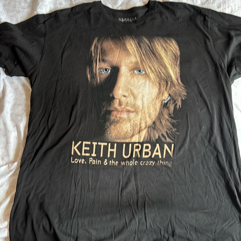 Keith Urban 2007 tour shirt